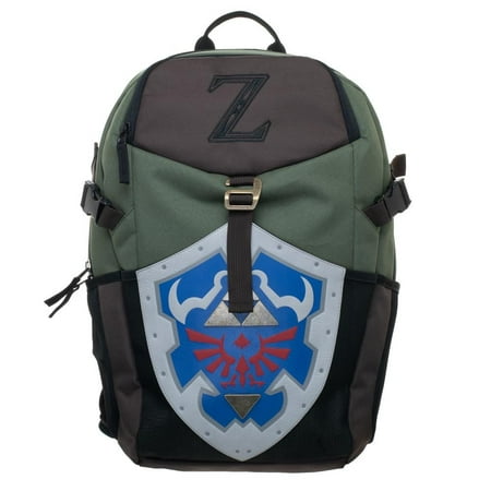 Legend of Zelda Breath Link Goes Wild Backpack Daypack Rucksack Laptop Shoulder Bag with USB Charging Port 